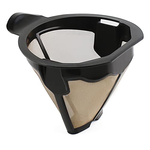 Replacement Parts 2pcs Cone Reusable Coffee Permanent Filters (2 Count)