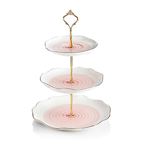 Sweejar 3 Tier Ceramic Cake Stand