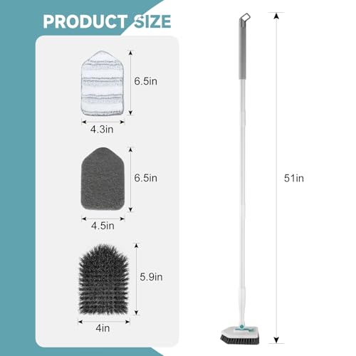 Shower Scrubber with Long Handle