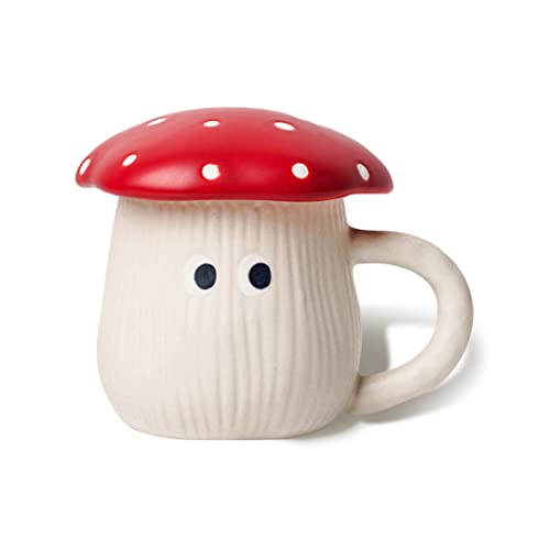 Cute Mushroom Mug with Lid
