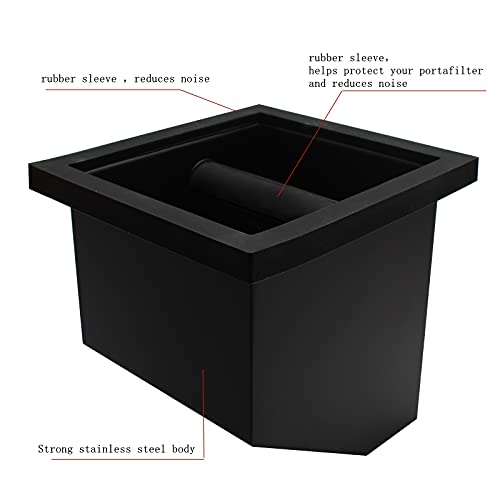 Espresso Coffee Ground Knock Box Chute