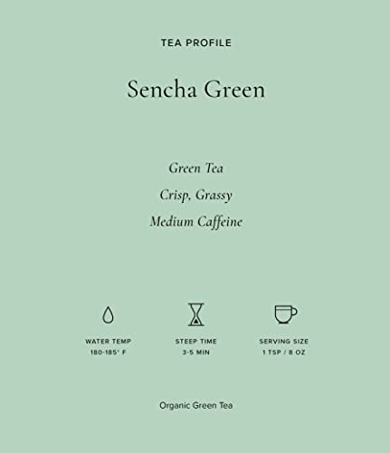 Organic Sencha Green Tea Bags (50 Count)