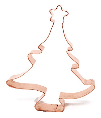 Large Christmas Tree with Star Cookie Cutter 5.5 Inch Handcrafted in USA