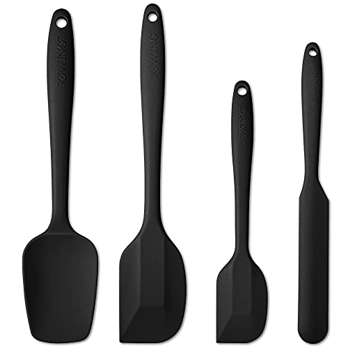 4 Piece Silicone Spatula Set with Stainless Steel Core (4 Count)