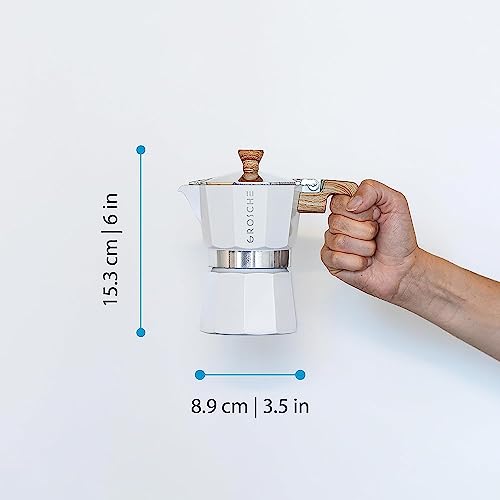 Milano Stovetop Espresso Maker Moka Pot 3 espresso Cup