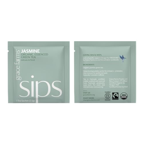 Organic JASMINE Green Tea (100 Count)
