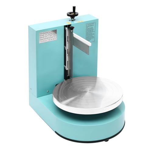 Cake Decorating Coating Machine Cream Spreading Automatic Frosting Turntable with Graduated Scraper for 4