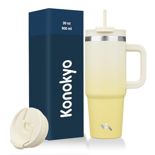 30 oz Insulated Tumbler Water Bottle with Handle