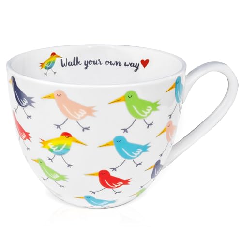 Birds Mugs for Daily Coffee and Tea