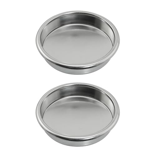 Backwash Tray 58x15mm Stainless Steel Backwash Blind Basket Coffee Machine Powder Bowl Stainless Steel Back Flush Filter Basket For Espresso Machine Cleaning Tray