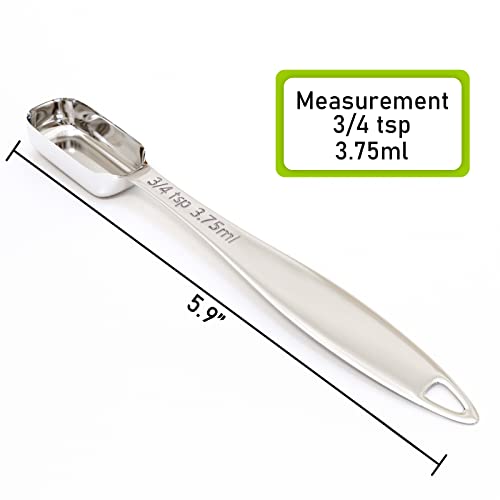 1PCS 3/4tsp(3.75ml) Measuring Spoon, Stainless Steel Measure Teaspoon