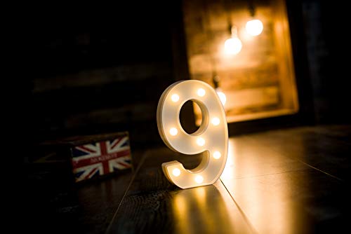 Decorative Led Marquee Light Up Number