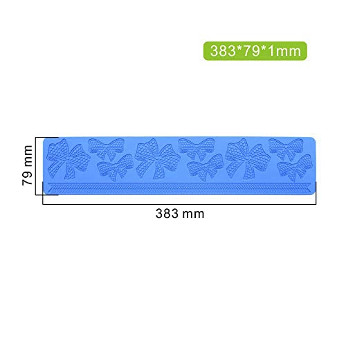 Bow knot Silicone Fondant Embossing Mat Sugarcraft Bow