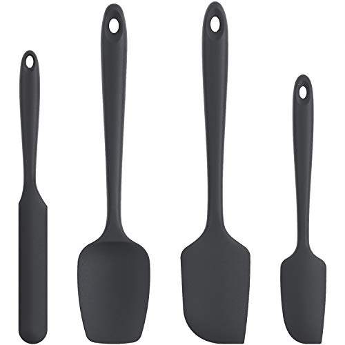 Silicone Spatula Set with 600 Degrees Fahrenheit Heat Resistant