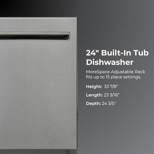 24" Built In Dishwasher