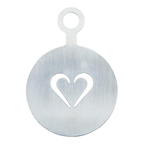 Stainless Steel Heart Coffee Decorating Stencil