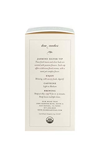 Organic Jasmine Silver Tip Green Tea