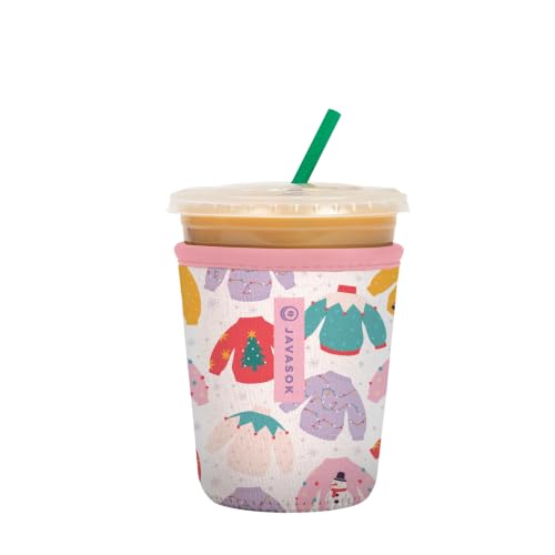 JavaSok Iced Coffee & Cold Soda Insulated Neoprene Cup Sleeve