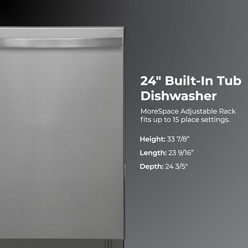 24" Built In Dishwasher