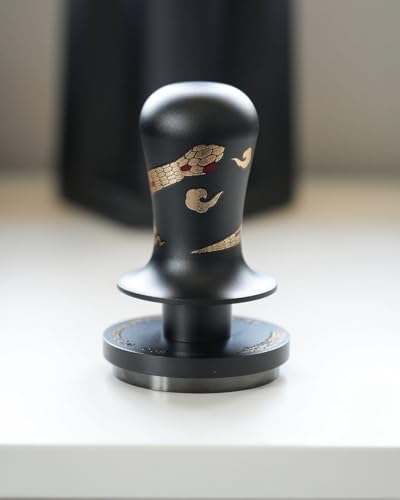 58.35mm Espresso Tamper Snake Pattern Edition