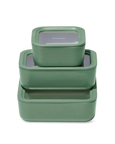 3 Piece Glass Food Storage Container Set (3 Count)