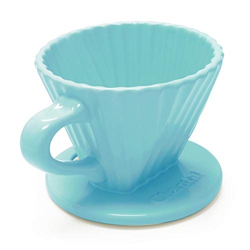 Lotus ceramic pour over coffee dripper