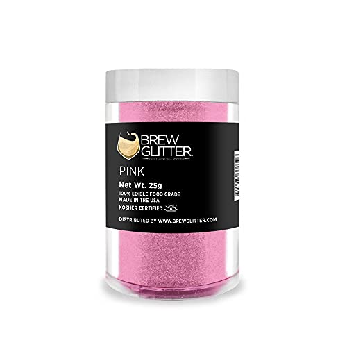 Pink BREW GLITTER Edible Glitter For Drinks