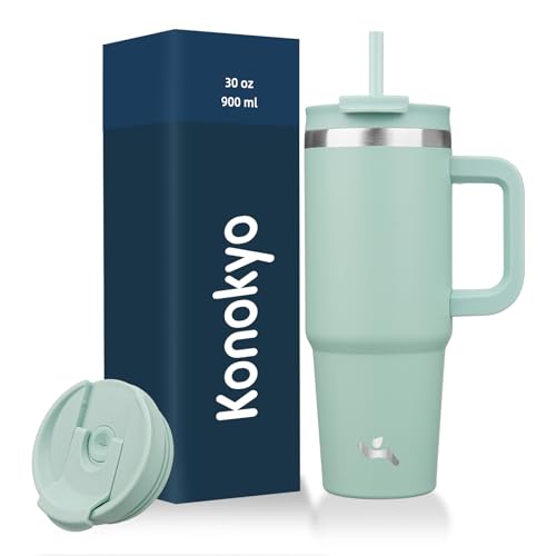 30 oz Insulated Tumbler Water Bottle with Handle