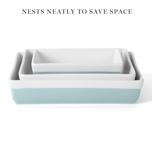 3 Piece Oven to Table Stoneware Bakeware Set