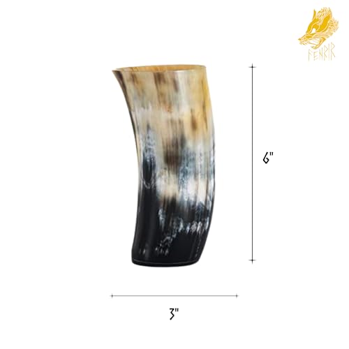 Viking Drinking Horn Mug Set of 4 (4 Count)