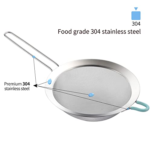 304 Stainless Steel Fine Mesh Strainers for Kitchen