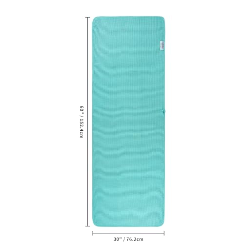 430 GSM Poly Blend Microfiber Quick Dry Waffle Bath Towel (4 Count)