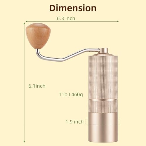 Popsweet C38 Manual Coffee Grinder