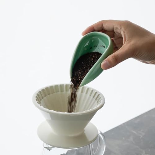Ceramic Coffee Dosing Cup & Tea Storage Tray
