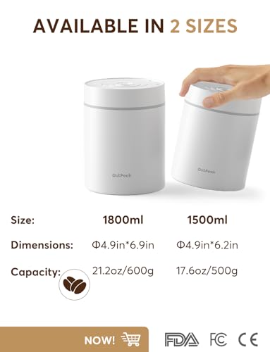 Latest Kilo Auto Vacuum Coffee Canister