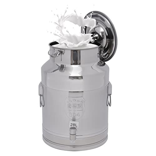304 Stainless Steel Milk Bucket With Faucet