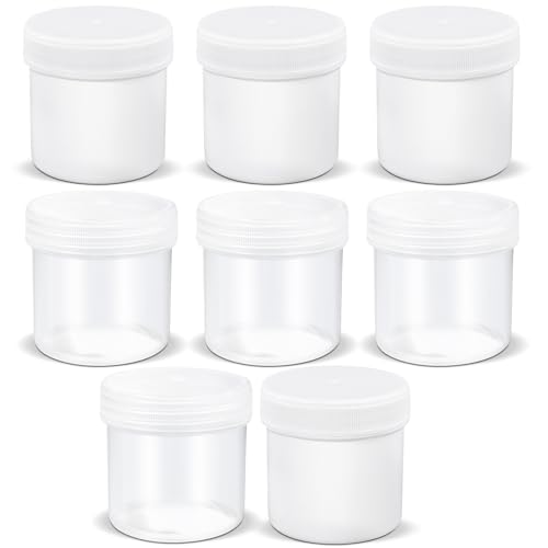TSA Approved Wide Mouth Travel Size Containers (8 Count)