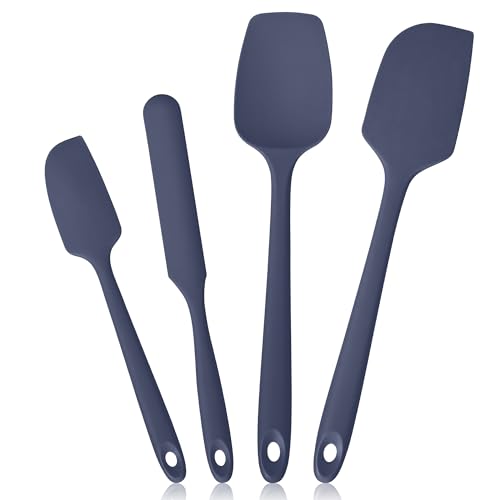 600ºF Heat Resistant Silicone Spatula Spoonula Set of 4