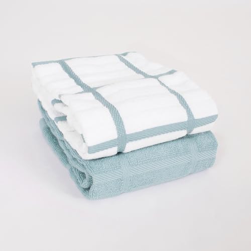 Solid & Coordinate Kitchen Towels (4 Count)