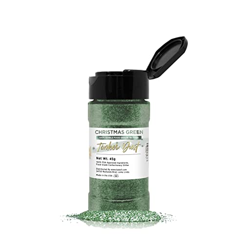 Christmas Green Edible Glitter