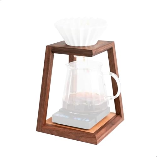 Pour Over Coffee Station Coffee Dripper Stand Wooden Drip Station Pour Over Coffee Maker Stand Filter Holder