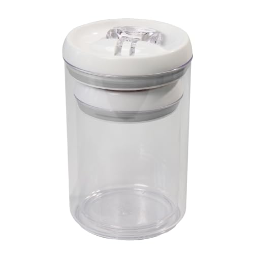Flip Tite Storage Container with Lid 6" ROUND Airtight Ring Lock Top (2 Count)