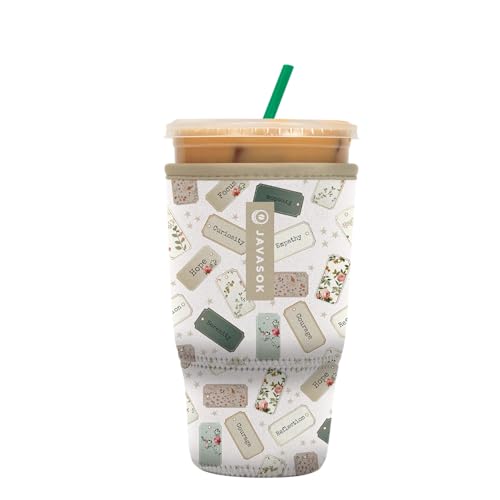 JavaSok Iced Coffee & Cold Soda Insulated Neoprene Cup Sleeve