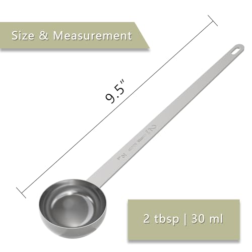 2PCS Extra Long Handle Coffee Scoop (2 Count)