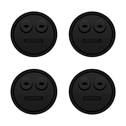 4 Pack Meat Probe Black Grommets for Weber 85037 Smokey Mountain Cookers (4 Count)