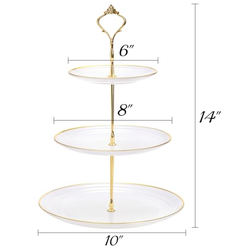 3 Pack Tiered Cupcake Stand (3 Count)