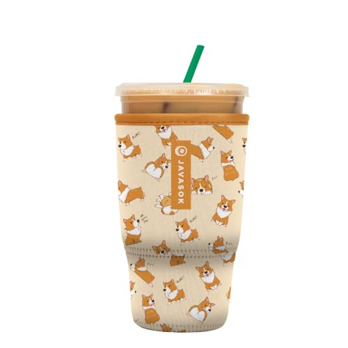 JavaSok Iced Coffee & Cold Soda Insulated Neoprene Cup Sleeve