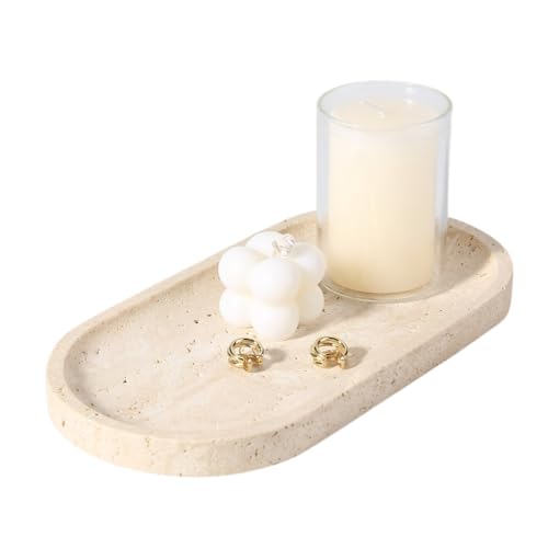 Natural Marble Tray for Bathroom Counter