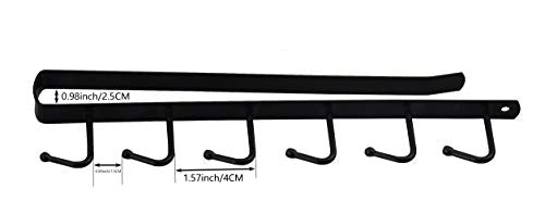Mug Cups Cabinet Mug Hooks Kitchen Storage Hanging Hooks (4 Count)