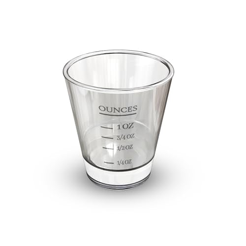 1.5 Oz Graduated Shot Glass Espresso Measuring Glass Barista Cup